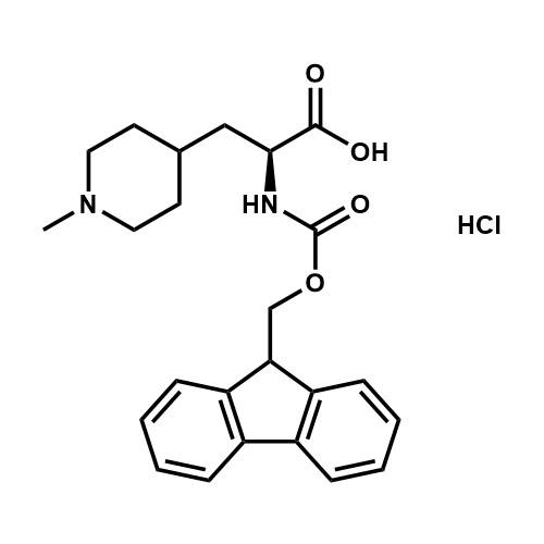 M03589 Fmoc-Ala[cHex(4-Aza,4-Me)]-OH･HCl