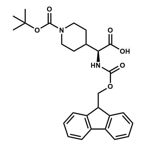 M04412 Fmoc-Gly[cHex(4-Aza,4-Boc)]-OH